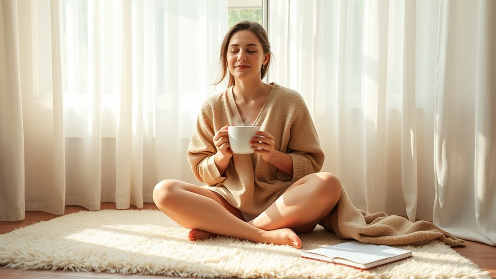 create comforting self care rituals