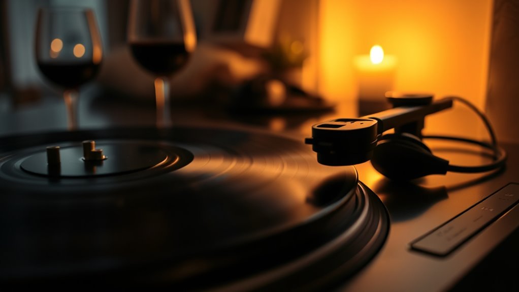 create intimate sensual ambiance