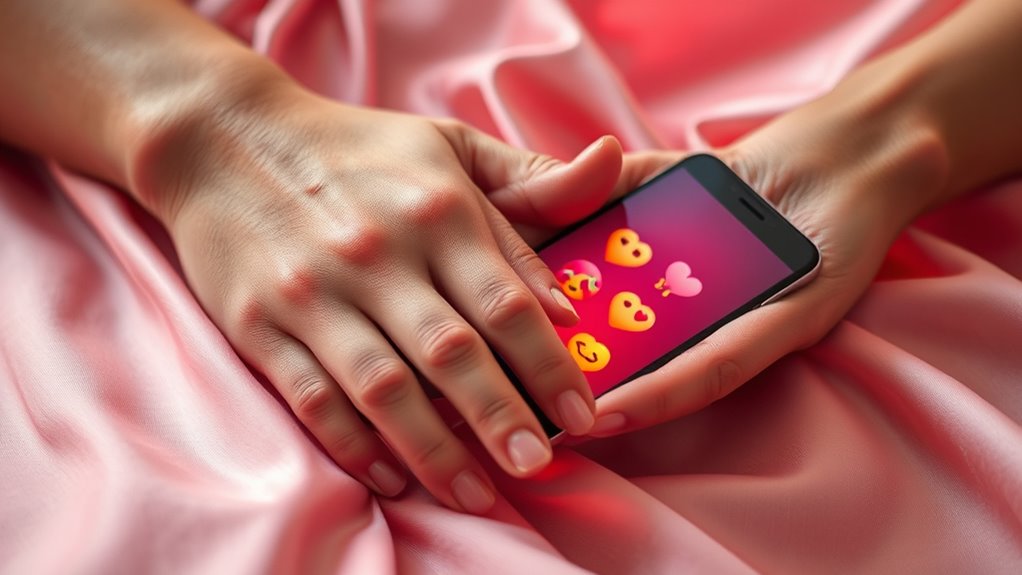 expressing intimacy with emojis