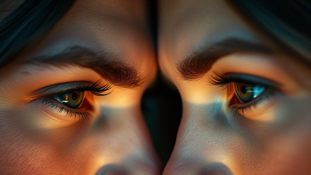 expressive eyes reveal intent