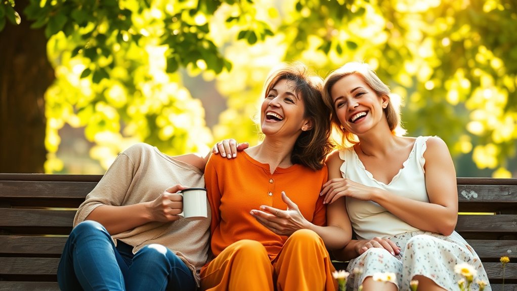 female friends reduce stress