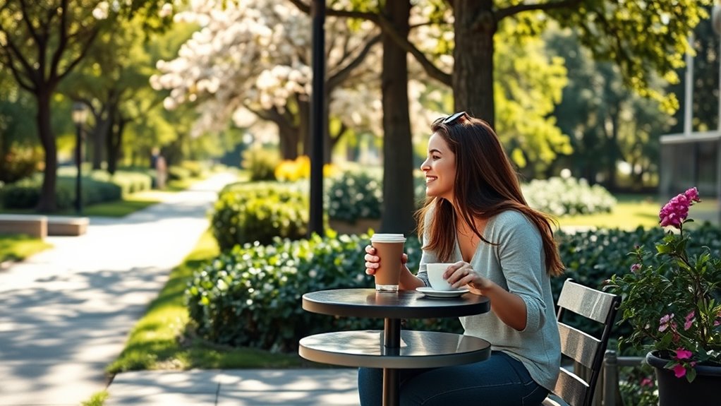 relaxed authentic social interactions