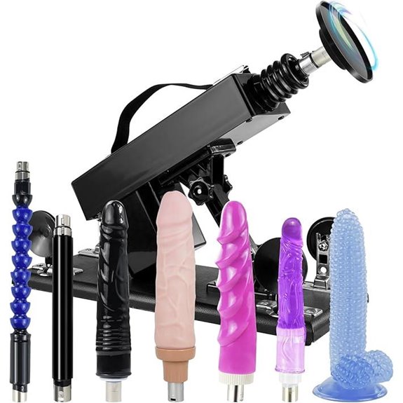 Automatic Sex Machine with Attachments and Adjustable Speed