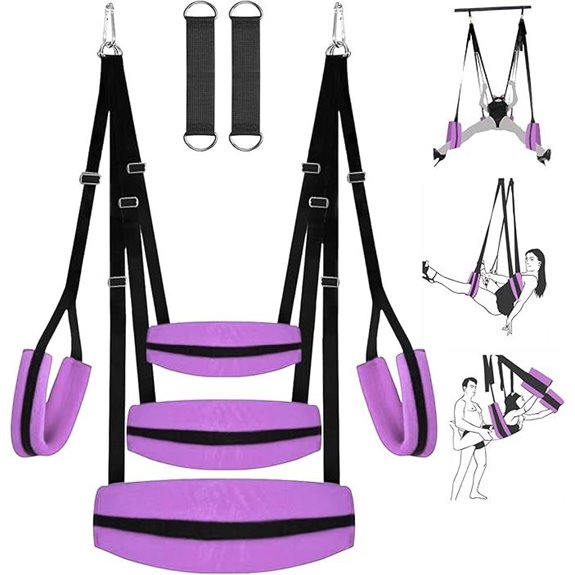 Kinky BDSM Sex Swing with Adjustable Straps