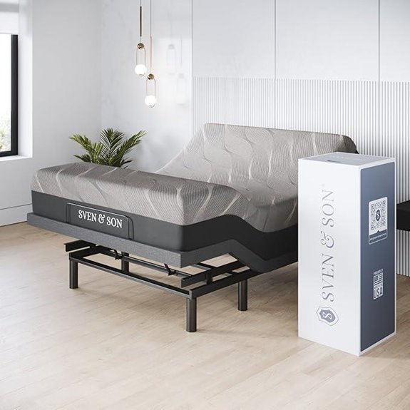 Sven & Son Harmony Adjustable Bed Base with Mattress