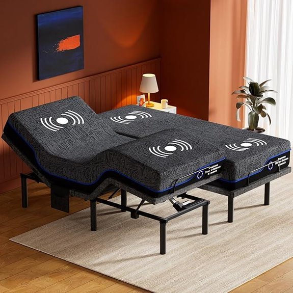 Amada Split King Adjustable Bed & Memory Foam Set