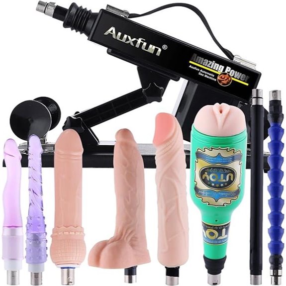 Adult Sex Machine with Accessories and Realistic Dildo