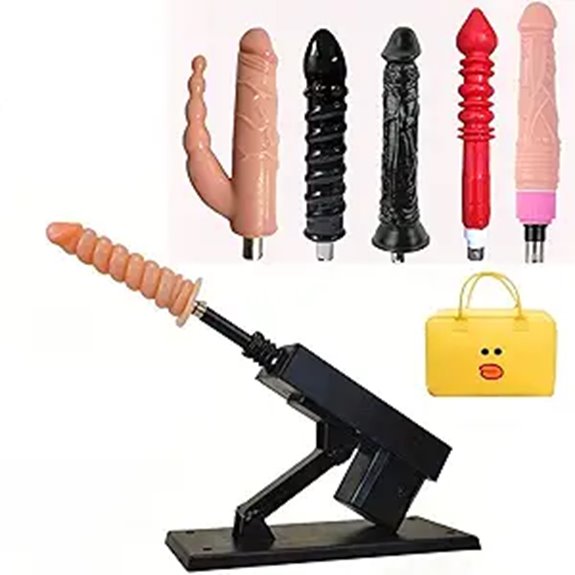 Automatic Thrusting Sex Machine with G Spot Massagers