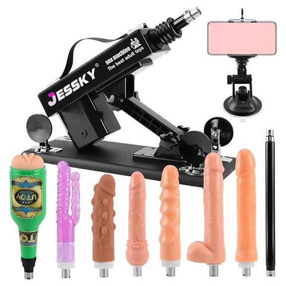 JESSKY Automatic Sex Machine with Attachments