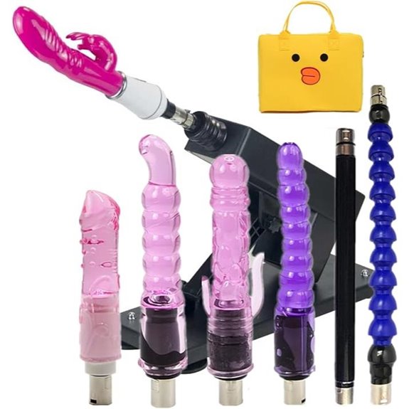 BDSM Sex Machine with Attachments and Stand