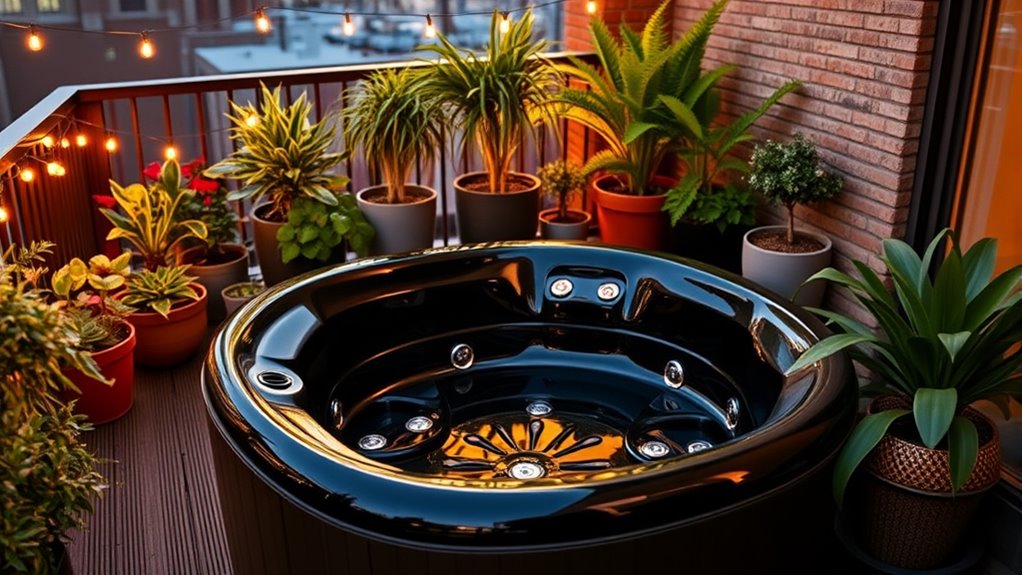 compact efficient comfortable hot tubs