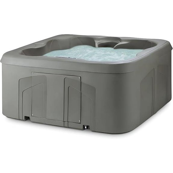 LifeSmart 4-Person Hot Tub with Jets and LED Lighting