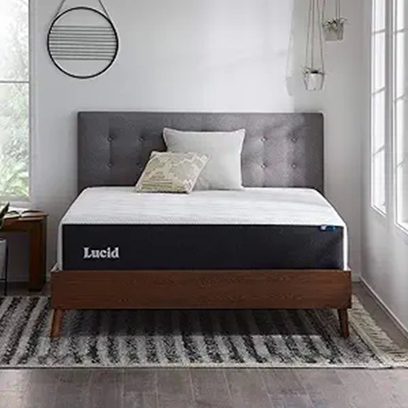 Lucid 12 Memory Foam Mattress with Gel & Bamboo