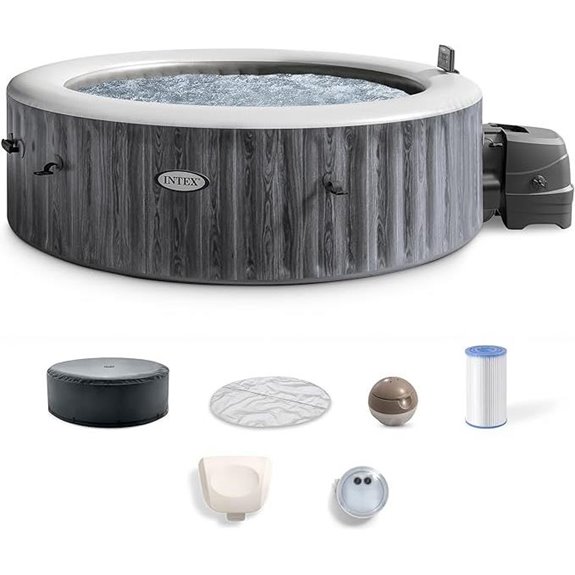 INTEX PureSpa Greywood Deluxe Spa Set (6 Person)