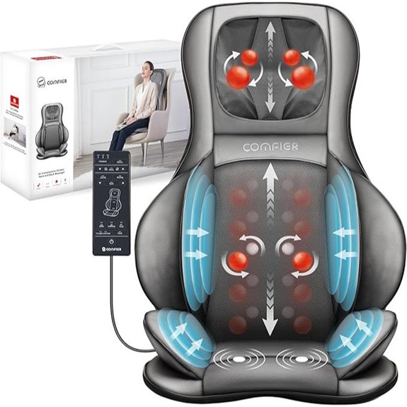 COMFIER Massager Chair with Heat and Shiatsu