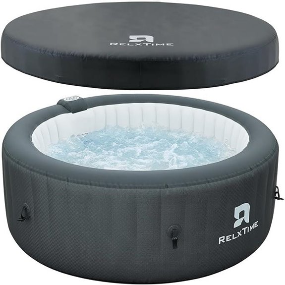 Inflatable 2-4 Person Hot Tub with Jets and Heater