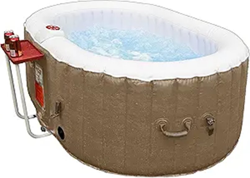 ALEKO Inflatable Hot Tub Spa with Jets and Heater