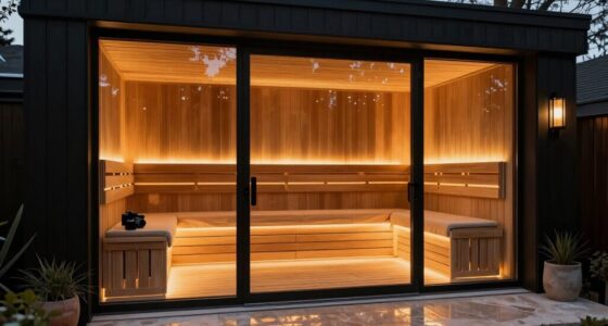 luxury couple sauna options