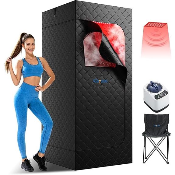 Portable Infrared Sauna with Red Light Therapy