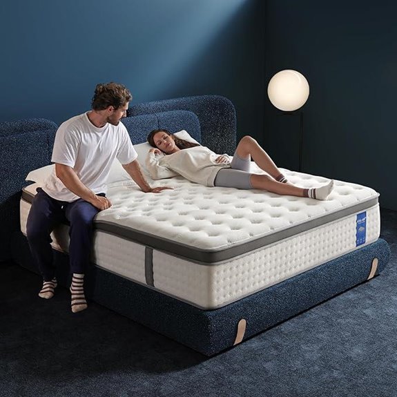 Queen Size 12-Inch Hybrid Mattress in a Box