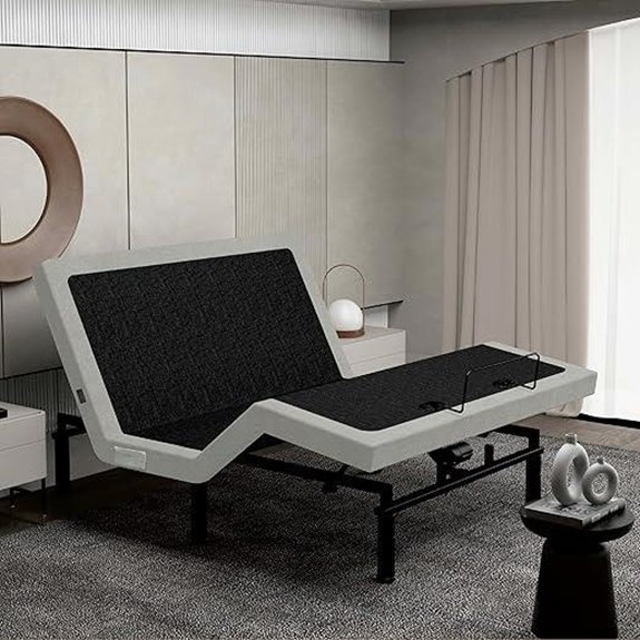 Queen Adjustable Bed Base with Massage and USB Ports