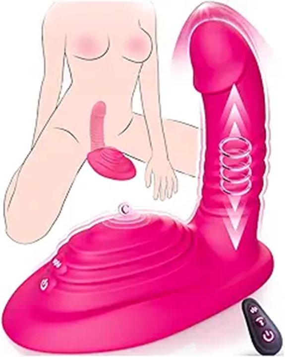 Remote Control Vibrator with Thrusts & Vibrations