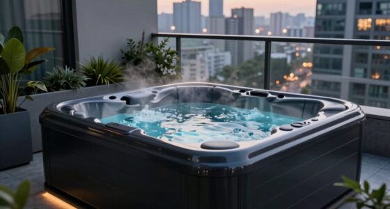 small luxury hot tubs