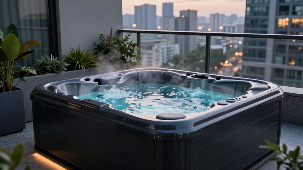 small luxury hot tubs