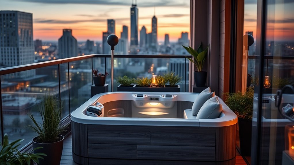 small space hot tub considerations