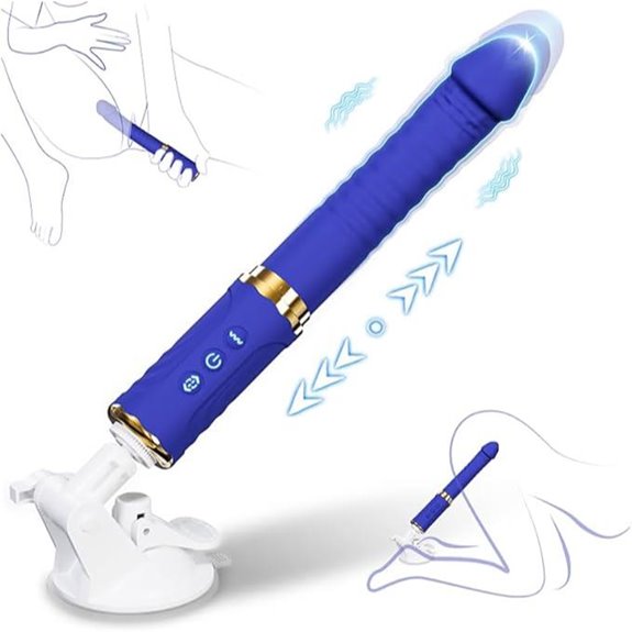 Sex Machine Thrusting Dildo Vibrator with 20 Modes