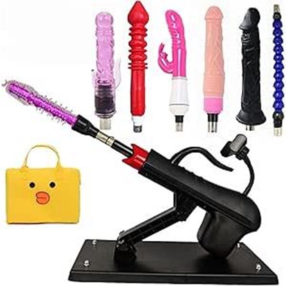 Powerful Vibrating Thrusting Sex Machine with Suction Base