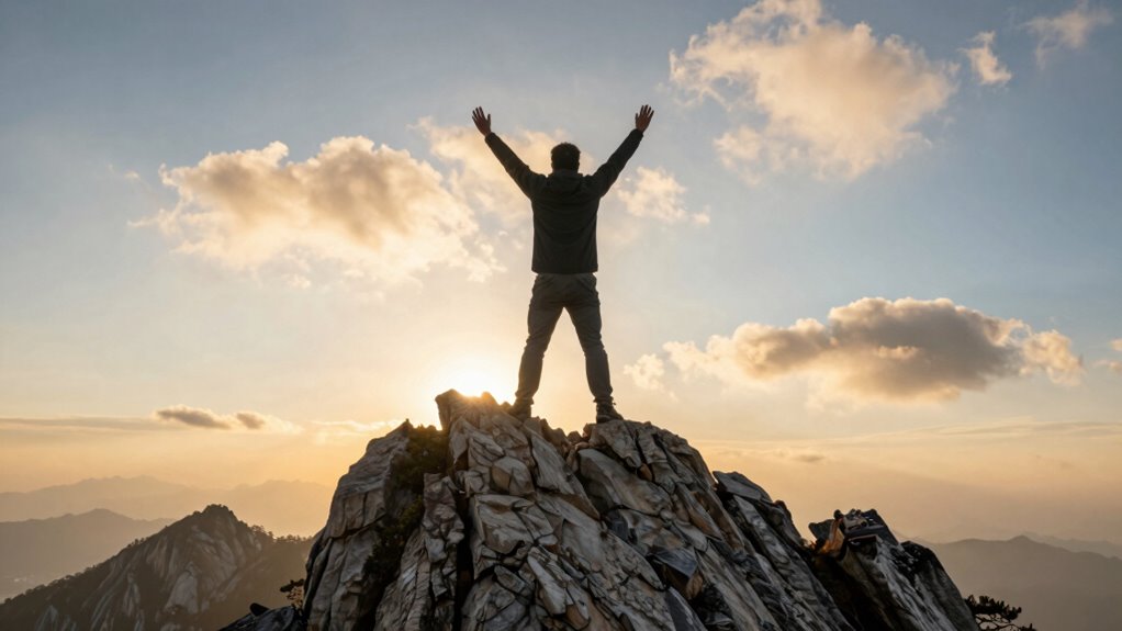 action builds confidence through experience