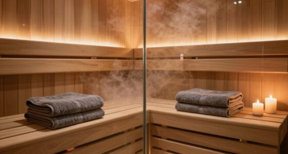 couples luxury sauna features