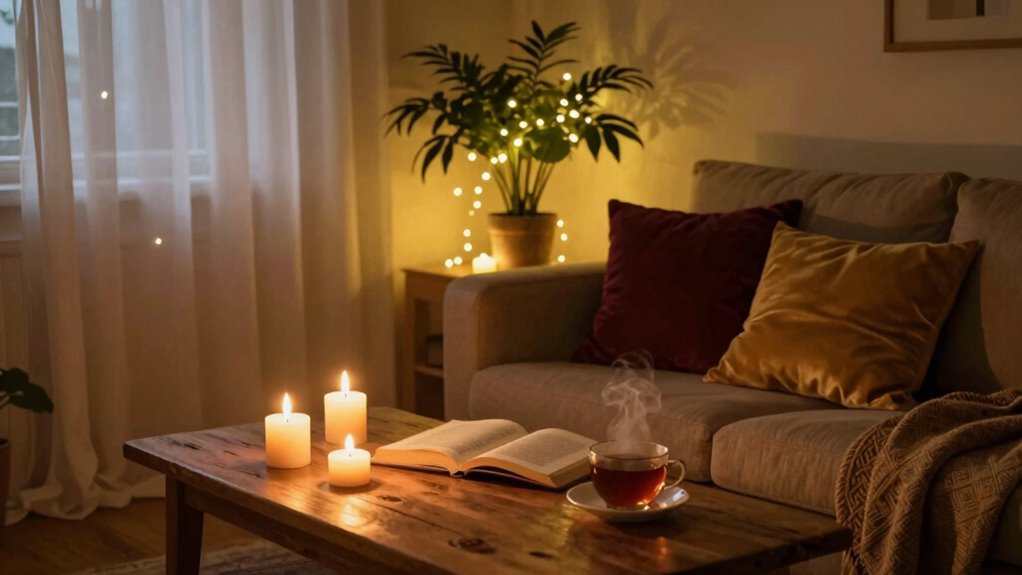 create cozy romantic ambiance