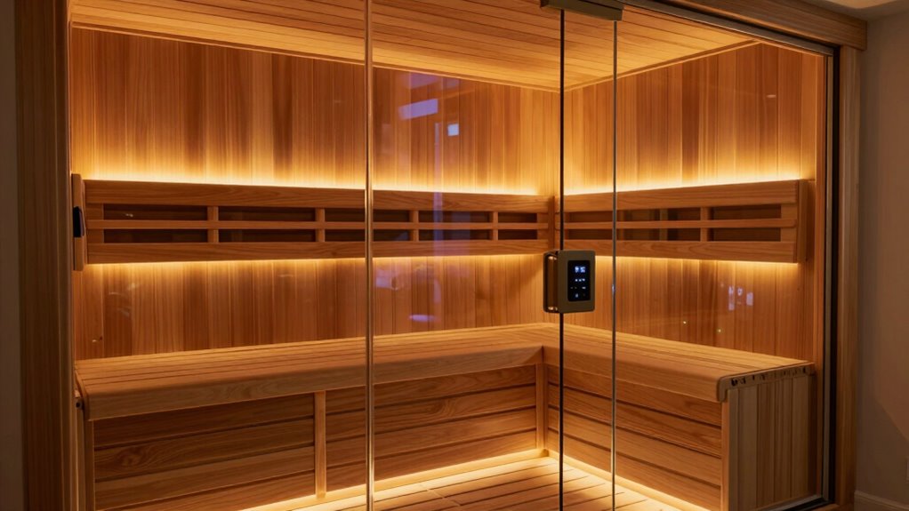 durable stylish compact sauna