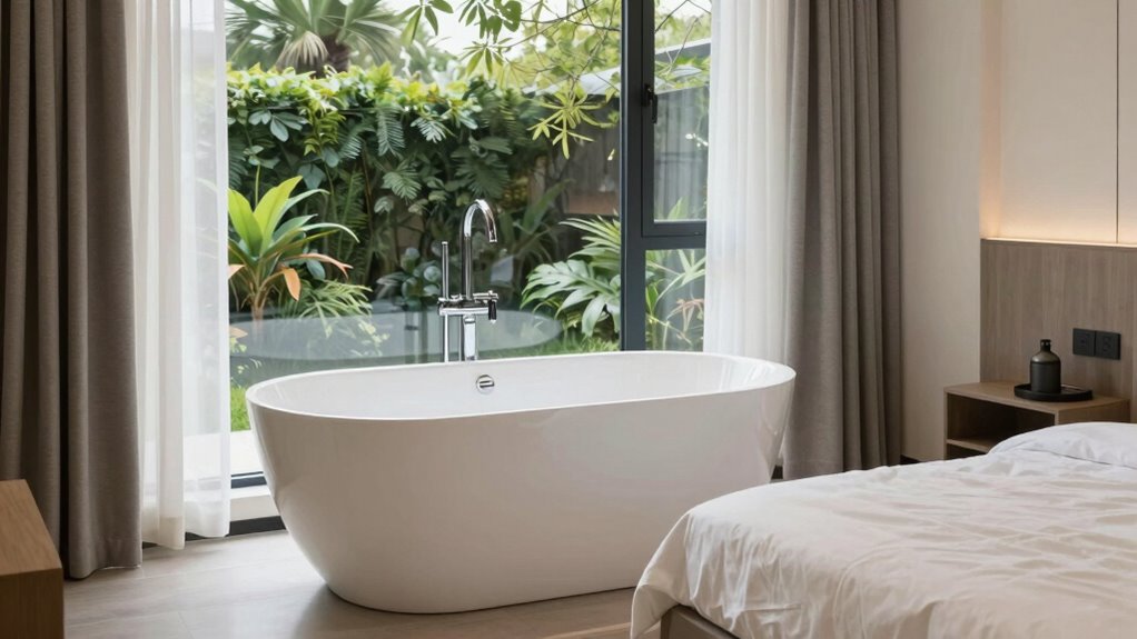 eco friendly vintage bathroom retreat