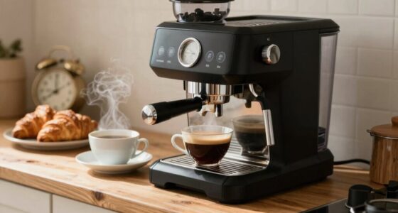 elegant morning coffee ritual