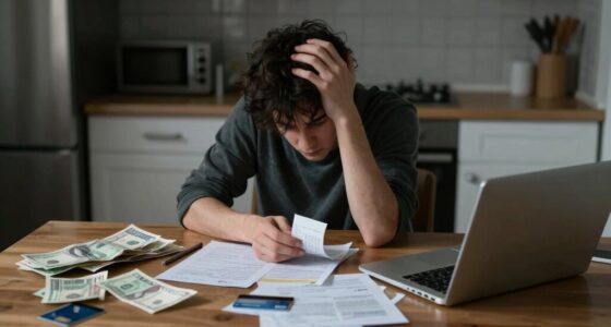 ignoring financial responsibilities regularly