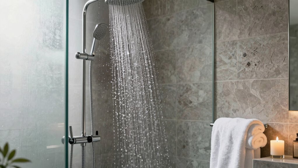 luxurious immersive shower experience