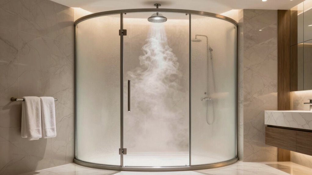 luxury steam shower essentials