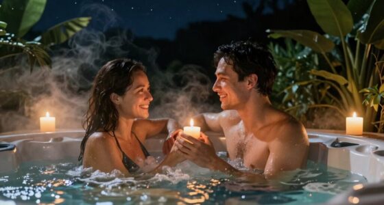 married couples hot tub content