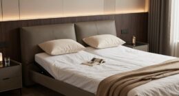 matching adjustable beds comfortably