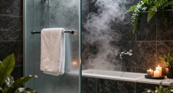 relaxing steam shower routine