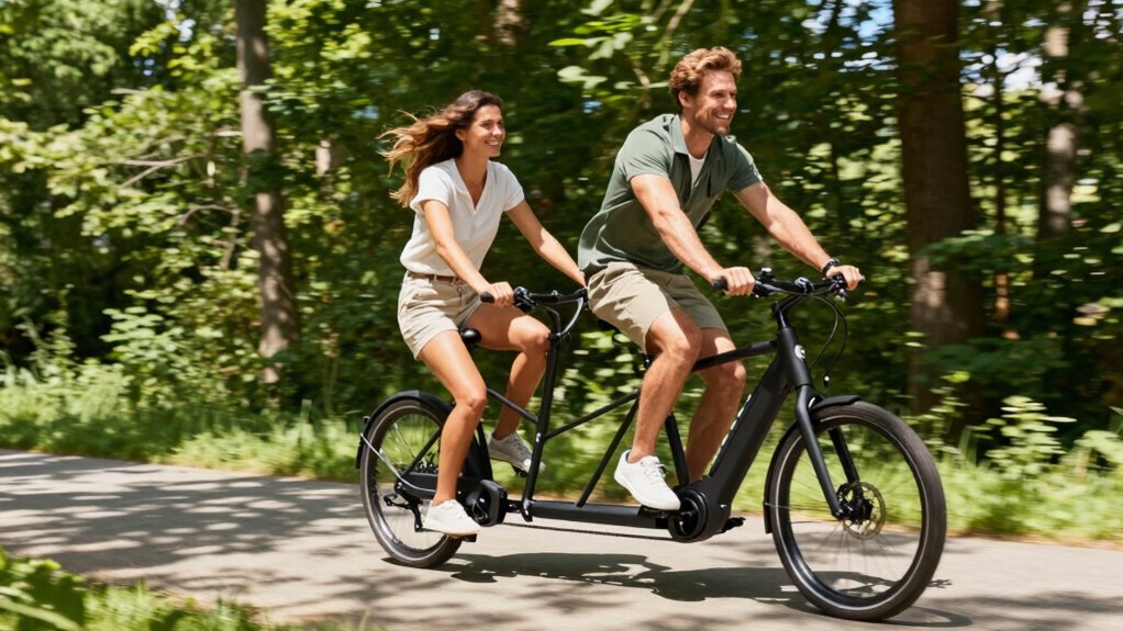 shared adventurous cycling experience