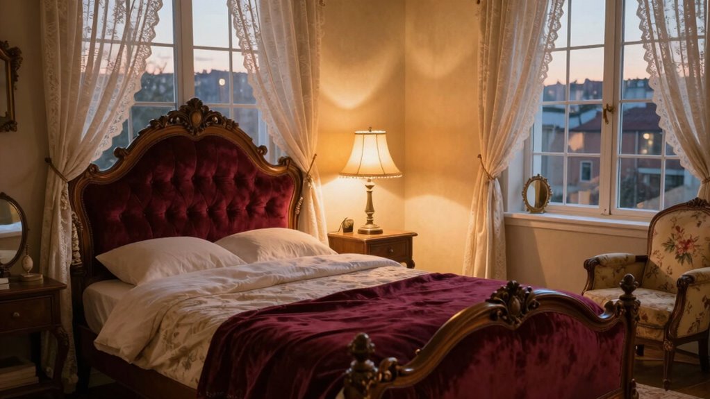 vintage decor and mood lighting