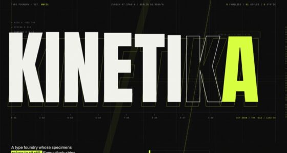 KINETIKA — The Type Foundry That Refuses to Sit Still (FABLE/175)